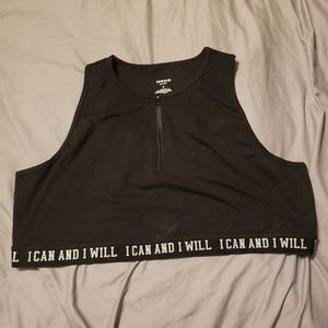 Torrid Active zippered Sports Bra sz 5 NWOT